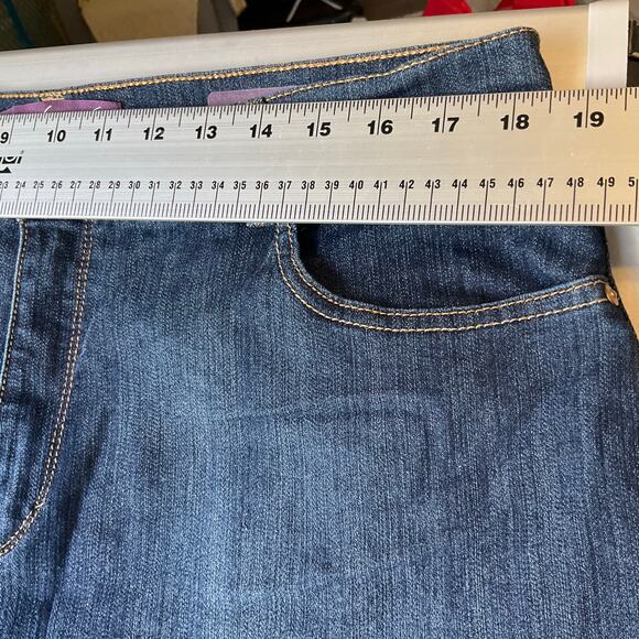 Gloria Vanderbilt Women Amanda Jeans size 18 Missy Blue MidRise Slim Fit Stretch - Picture 2 of 11